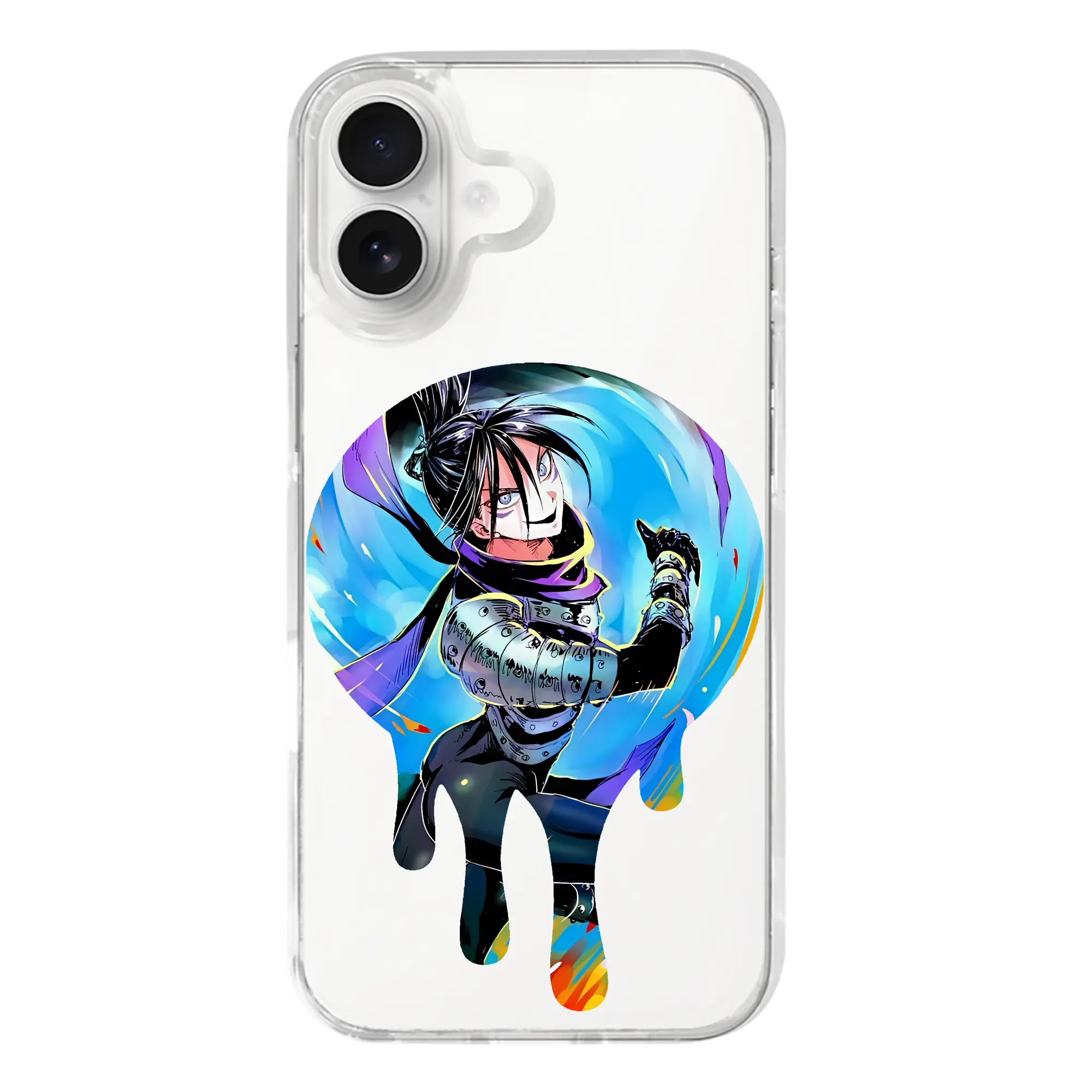 ワンパンマン グッズ 音速のソニック - iPhone 17シリーズ 透明スマホケース – 薄型・耐衝撃・精密フィット保護カバー